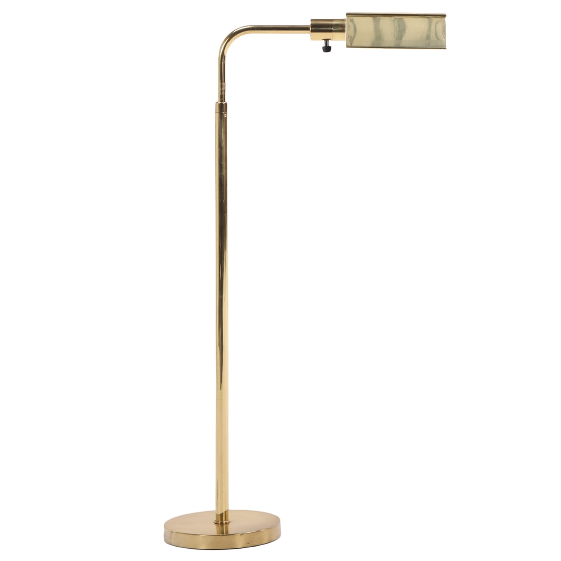 ADJUSTABLE BRASS FLOOR LAMP C 1970. - 3