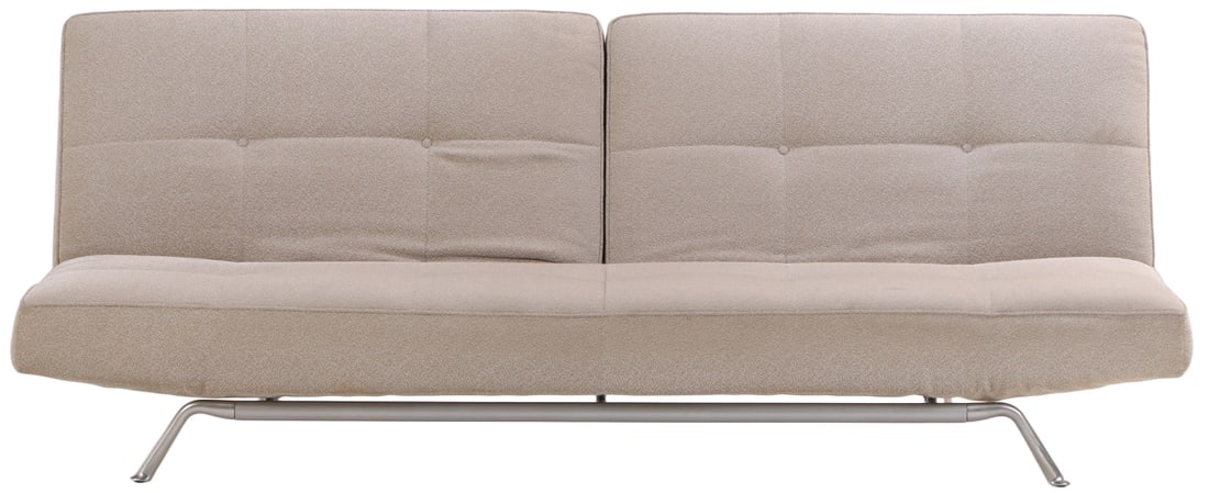 SMALA SOFA BED BY LIGNE ROSE: Smala Sofa bed by Ligne Rose Fully reclined depth measuring 50". Ht: 35.5" Wd: 90" Dpth: 46" Seat: 16"