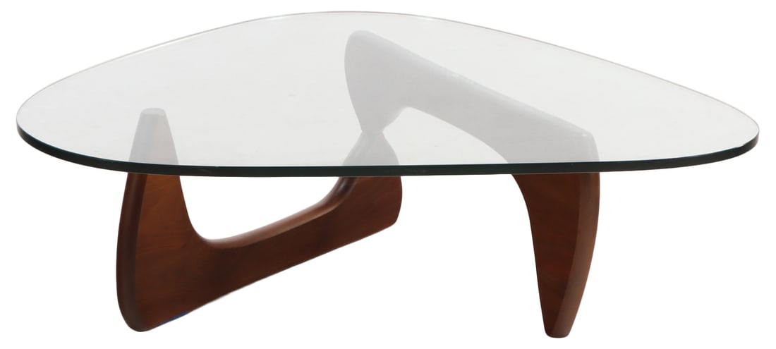 COFFEE TABLE BY NOGUCHI FOR HERMAN MILLER. THE DESIGN WAS CREATED IN 1944 HAVING A GLASS PLATE (1 of 6)