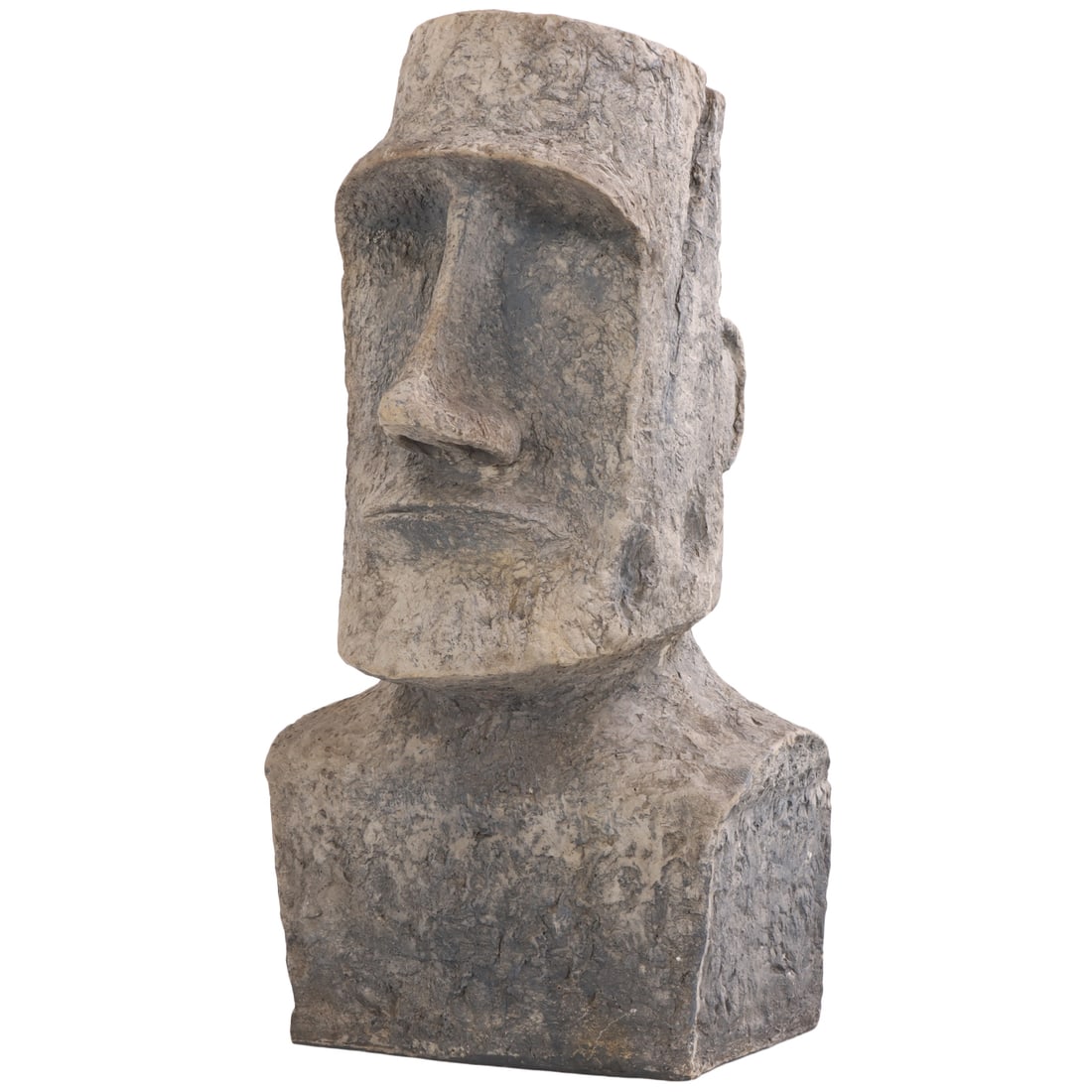 EASTER ISLAND FAUX STONE ( FIBERGLASS) SCULPTURE. (1 of 5)