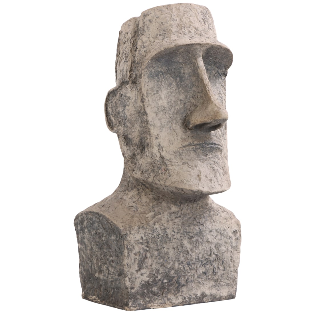 EASTER ISLAND FAUX STONE ( FIBERGLASS) SCULPTURE. (1 of 5)
