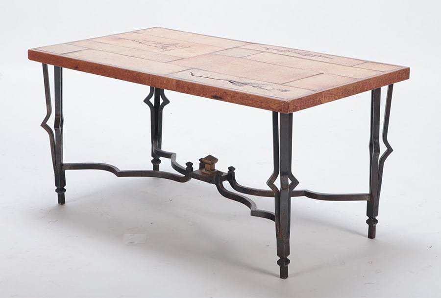 FRENCH IRON COFFEE TABLE CAPRON (1 of 6)