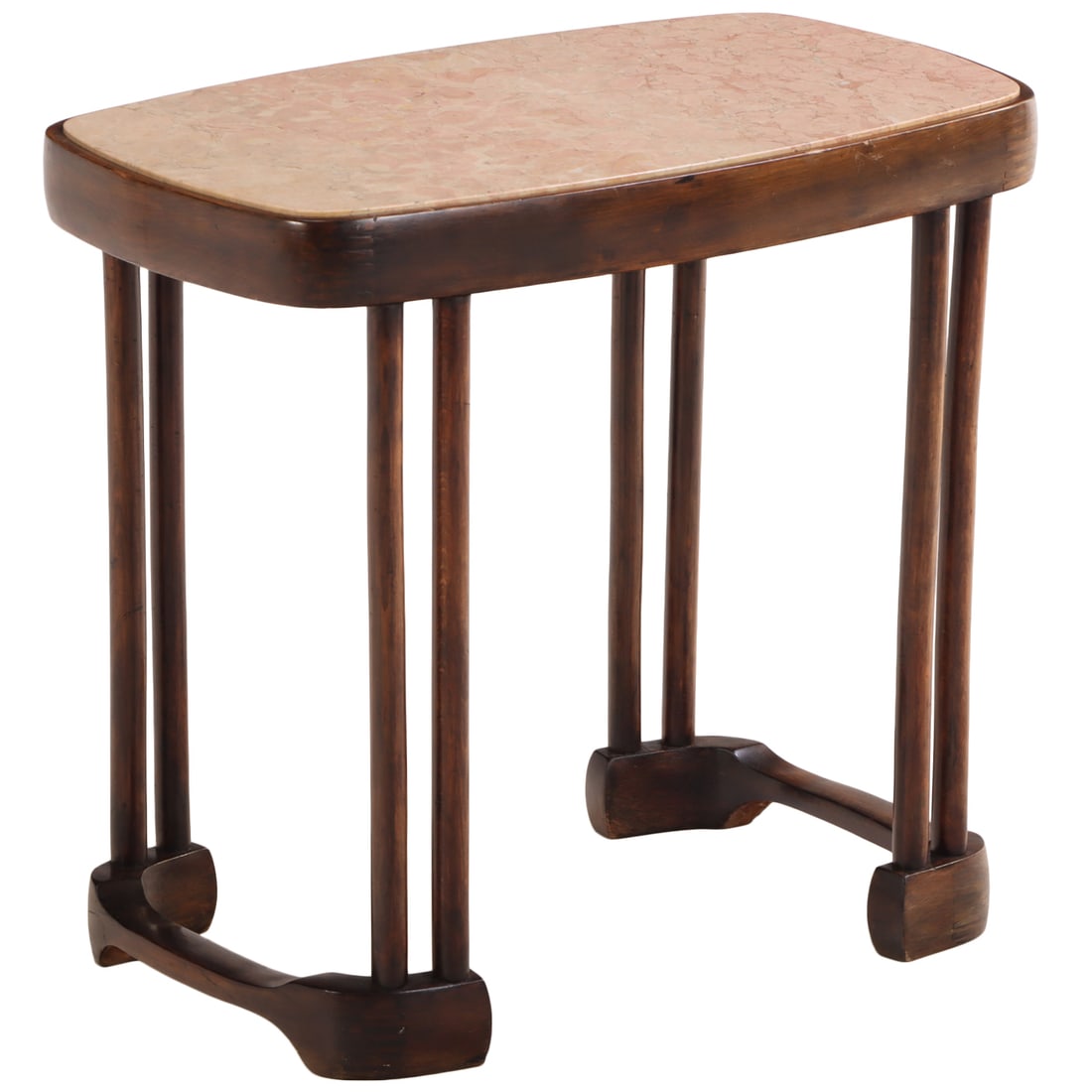 THONET MARBLE TOP TABLE C 1910. (1 of 7)