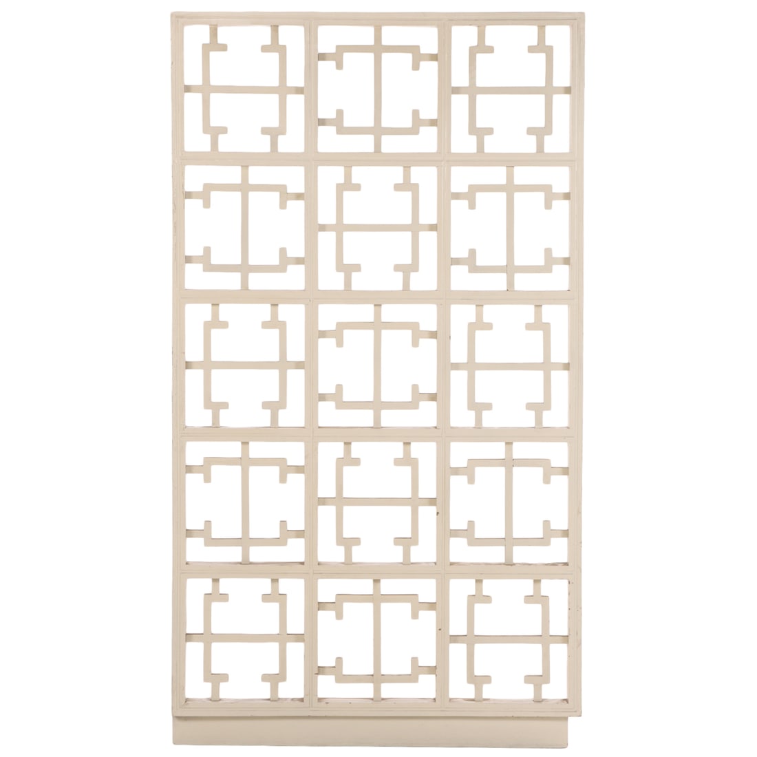 PAINTED WOOD ROOM DIVIDER C 1950 IN THE MANNER OF JAMES MONT. (1 of 4)