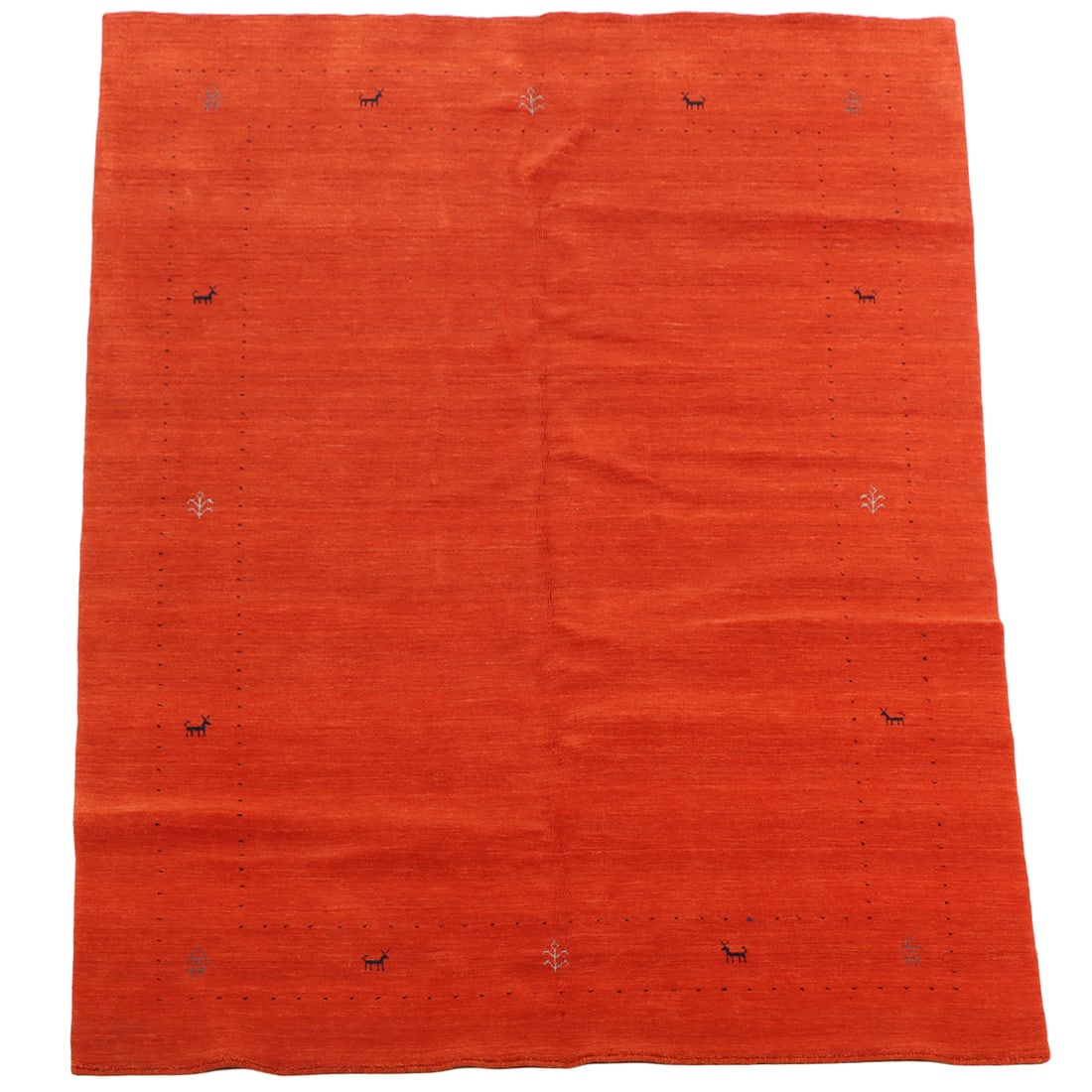 A GABBEH TRIBAL AREA RUG 6'3" X 8'9" (1 of 6)