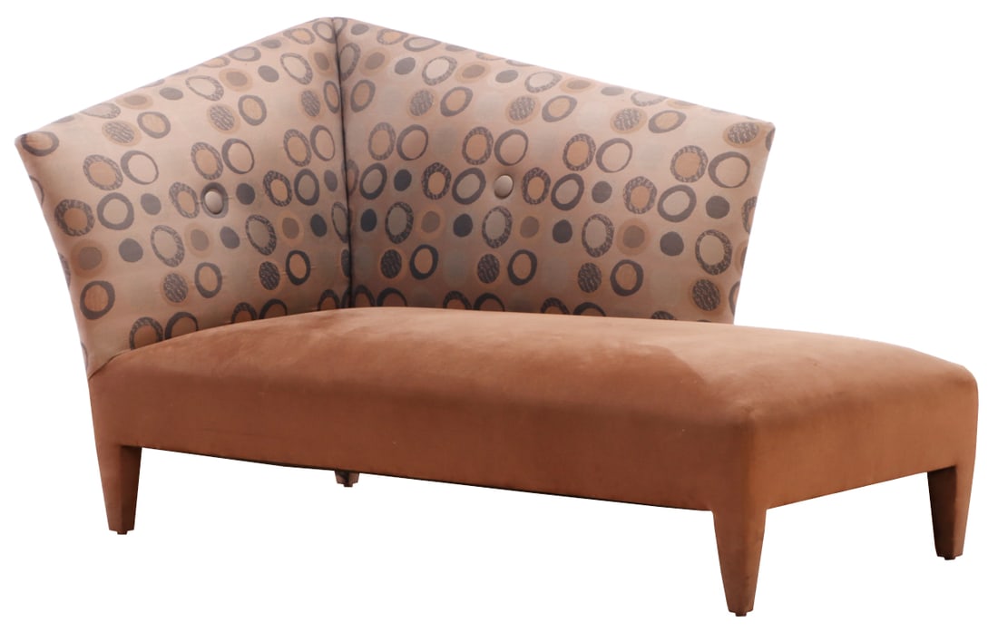 DONGHIA SPIRIT CHAISE LOUNGE.: Donghia Spirit Chaise lounge. Ht: 38" Wd: 69" Dpth: 38" Seat: 18"