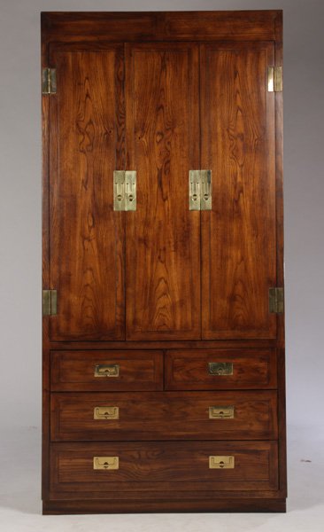 HENREDON ENTERTAINMENT CENTER: Henredon entertainment center. Ht: 82" Width: 40" Depth: 18"