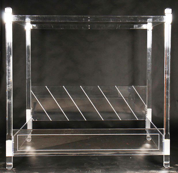 century modern hollis jones style lucite bed century modern hollis jones style lucite bed