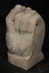 UNUSUAL PR CARVED LIMESTONE HANDS FLAG HOLDER - 2