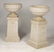 PR GALLOWAY ART DECO BUFF TERRACOTTA 38" URNS c 1930