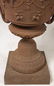 GOOD PAIR GREEK REVIVAL CAST IRON URNS C.1870 - 4