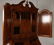 GEORGIAN STYLE 2 PC WALNUT SECRETARY 3 DRAWERS - 4
