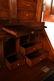 GEORGIAN STYLE 2 PC WALNUT SECRETARY 3 DRAWERS - 5