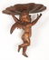PR CONTINENTAL CARVED WOOD SHELVES PUTTI 1920 - 2