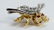 14 K GOLD DIAMOND RUBY BEE PIN & BUCHERER PENDANT - 4