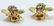 PR TIFFANY & CO 18K GOLD DIAMOND RUBY EARRINGS