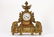 ALABASTER DORE BRONZE FRENCH MANTLE CLOCK SIGNED