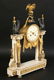 LARGE MARBLE & BRONZE FRENCH MANTEL CLOCK C. 1890 - 3