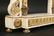 LARGE MARBLE & BRONZE FRENCH MANTEL CLOCK C. 1890 - 6