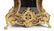 FRENCH BOULLE CLOCK BRASS & TORTOISE SHELL C.1910 - 6