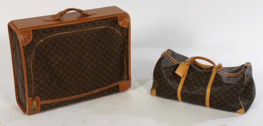 2 PC LOT VINTAGE LOUIS VUITTON TRAVEL CASES (1 of 9)