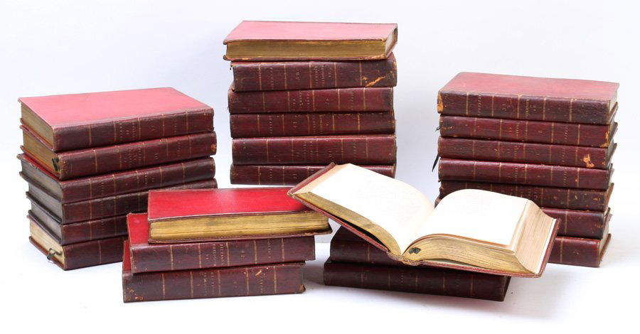 59 VOLUME SET COMPLETE WORK OF VOLTAIRE 1785 (1 of 3)