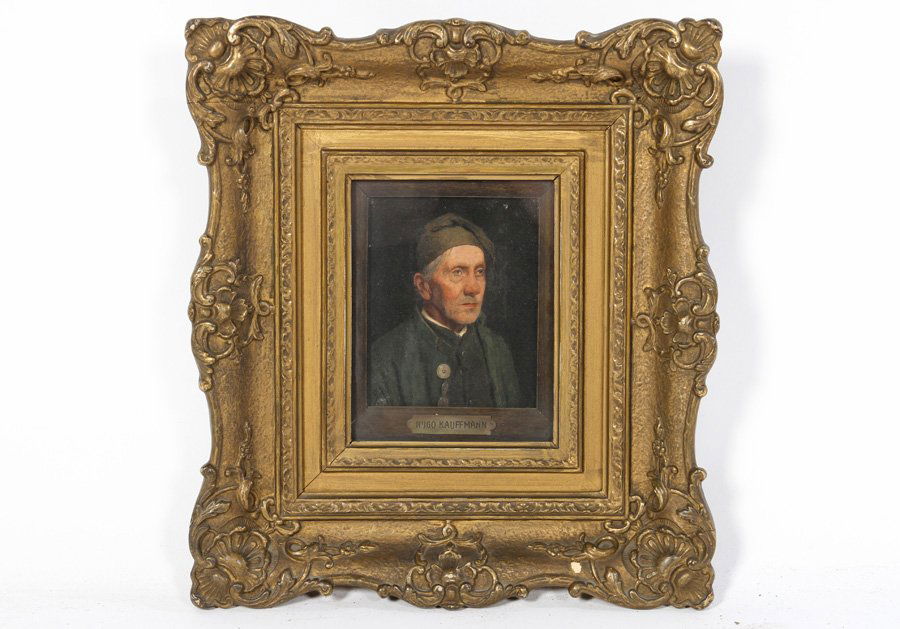 HUGO KAUFFMANN GERMAN OIL SIGNED PORTRAIT 1907 (1 of 4)