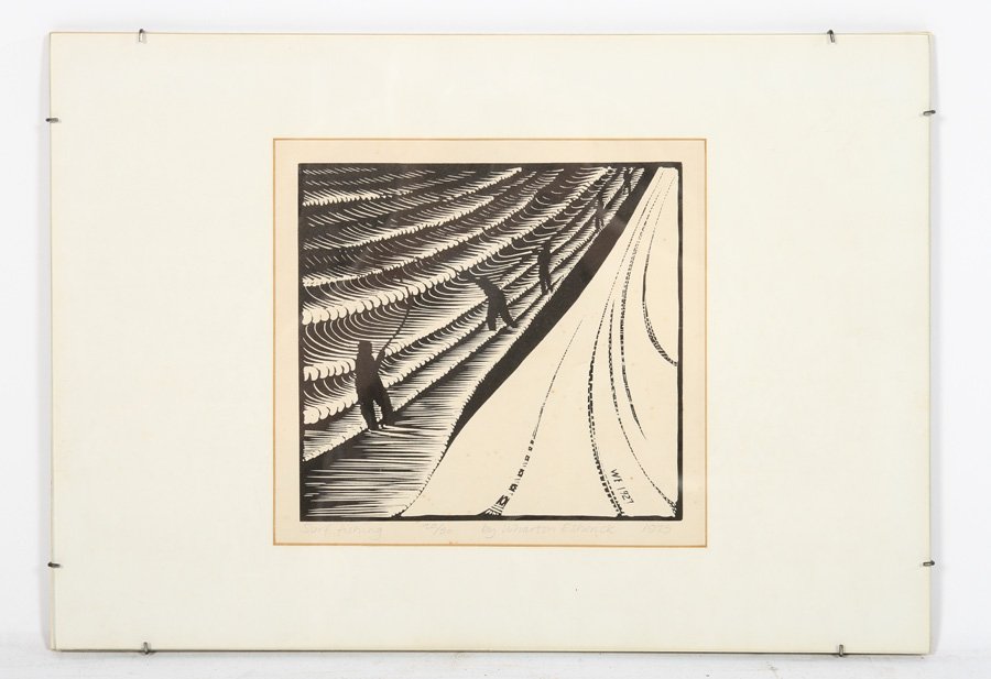 WHARTON ESHERICK AMERICAN WOOD ENGRAVING SIGNED (1 of 3)