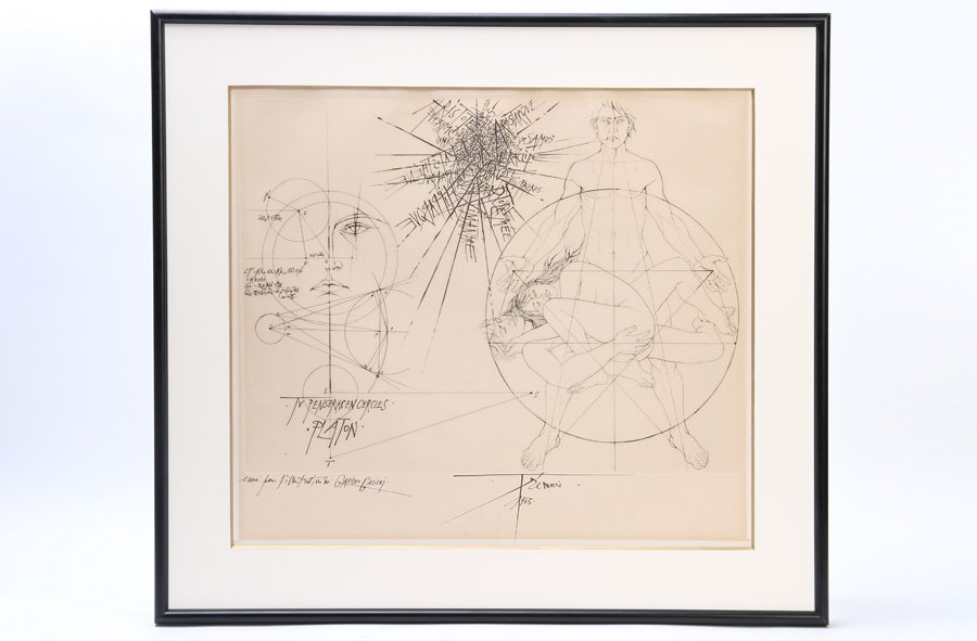 PIERRE TREMOIS FRENCH DRY POINT ETCHING SIGNED (1 of 4)