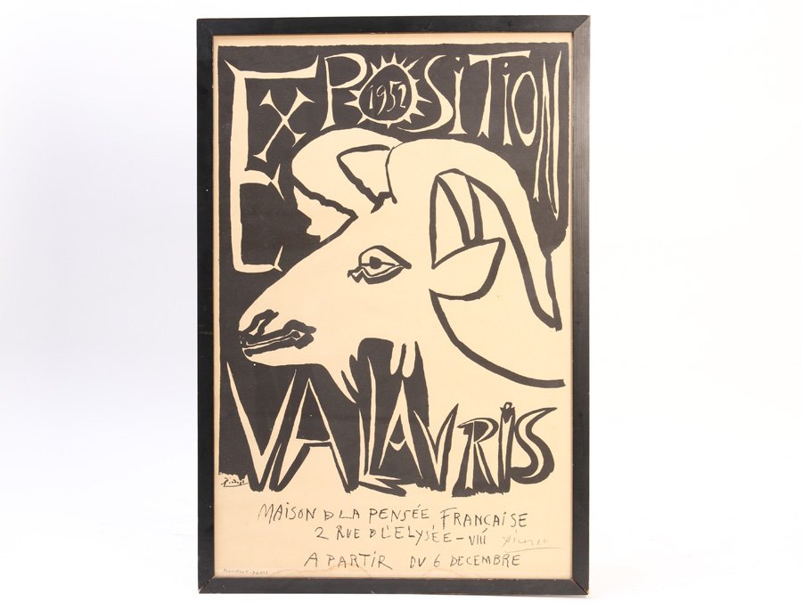 VINTAGE PABLO PICASSO LITHOGRAPH SIGNED IN PENCIL (1 of 4)