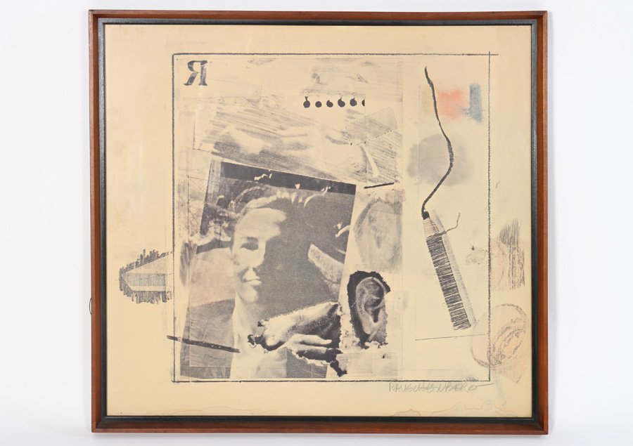ROBERT RAUSCHENBERG ORIGINAL LITHOGRAPH (1 of 3)
