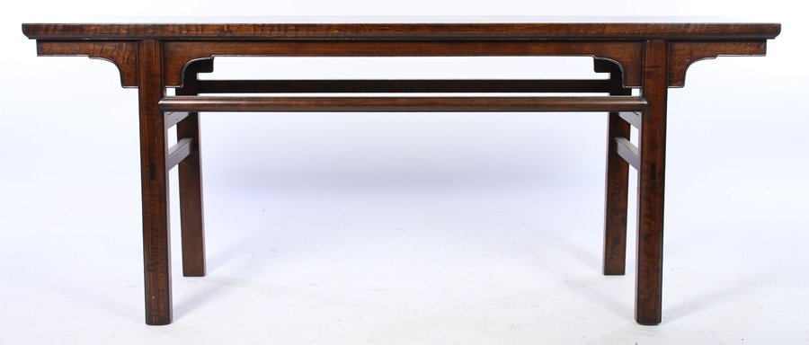MAHOGANY ASIAN STYLE CONSOLE TABLE (1 of 4)