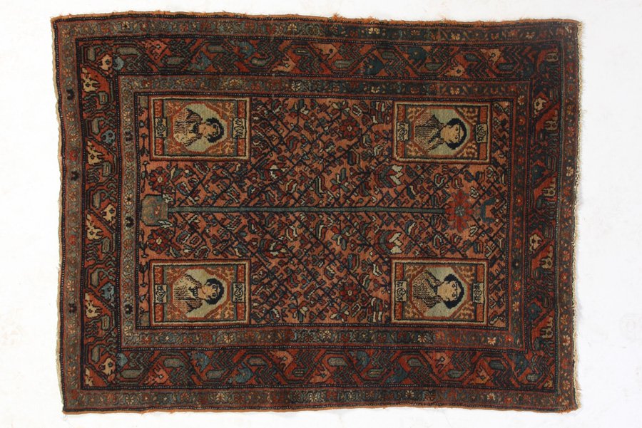 PICTORIAL ORIENTAL RUG TREE OF LIFE (1 of 3)
