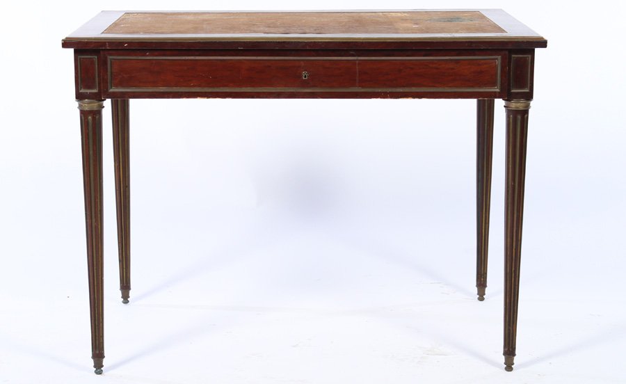DIRECTOIRE MAHOGANY BRONZE WRITING DESK 1910 (1 of 4)