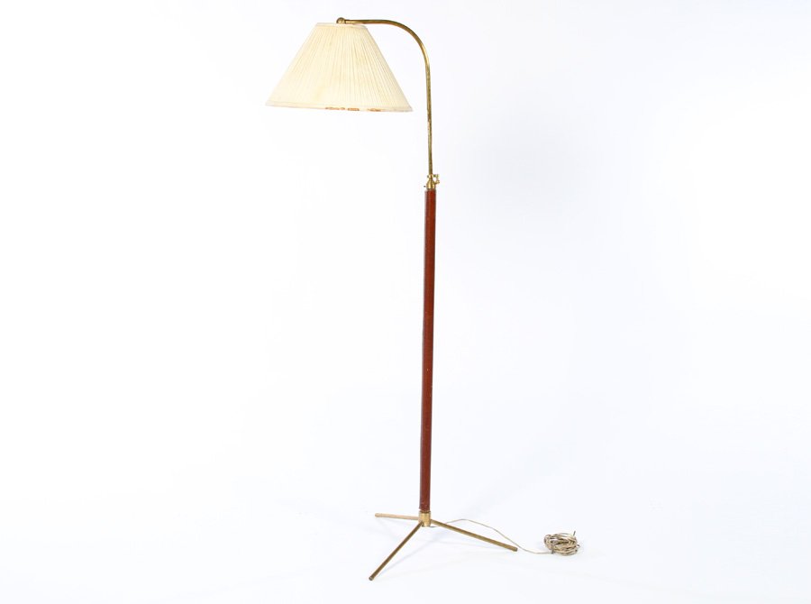 JACQUE ADNET STYLE BRONZE FLOOR LAMP 1960 (1 of 3)