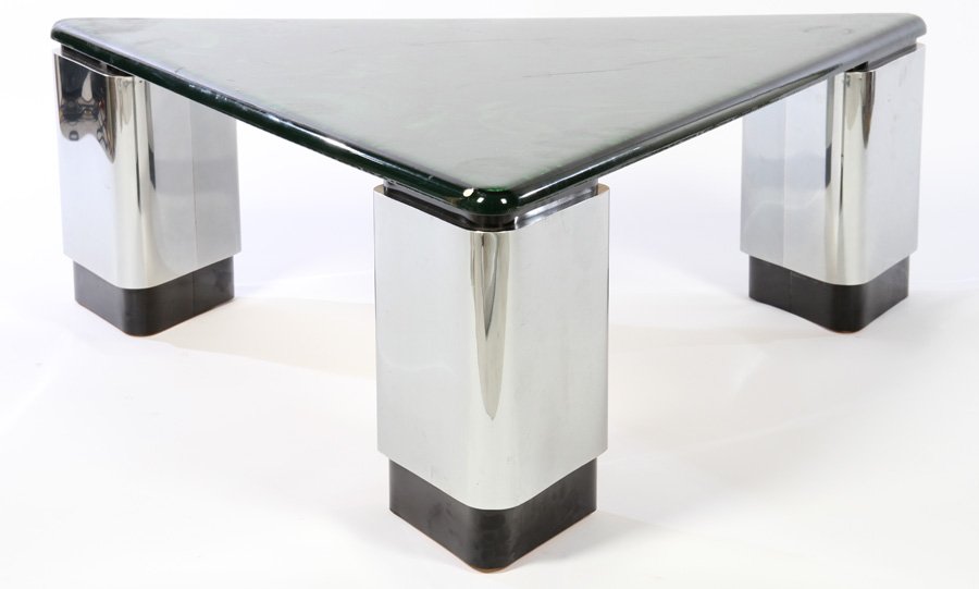 MID CENTURY POSS. PACE COFFEE TABLE MARBLE 1970 (1 of 4)