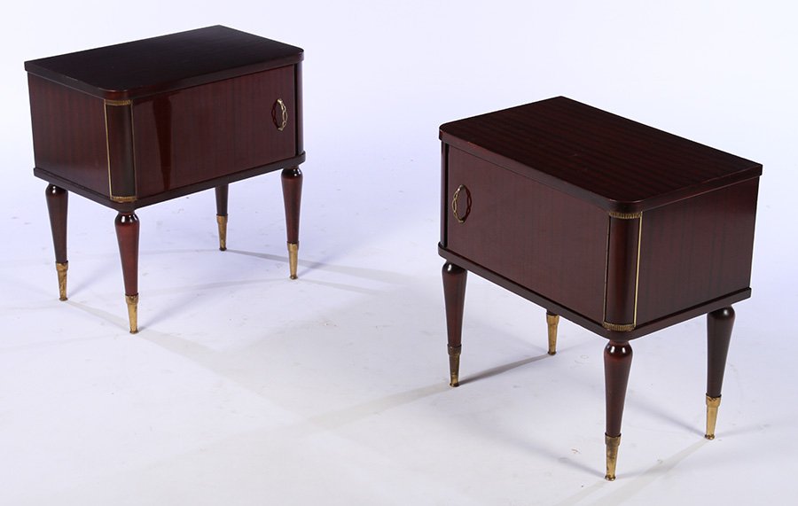 PAIR MID CENTURY MODERN CABINETS C.1960 (1 of 7)