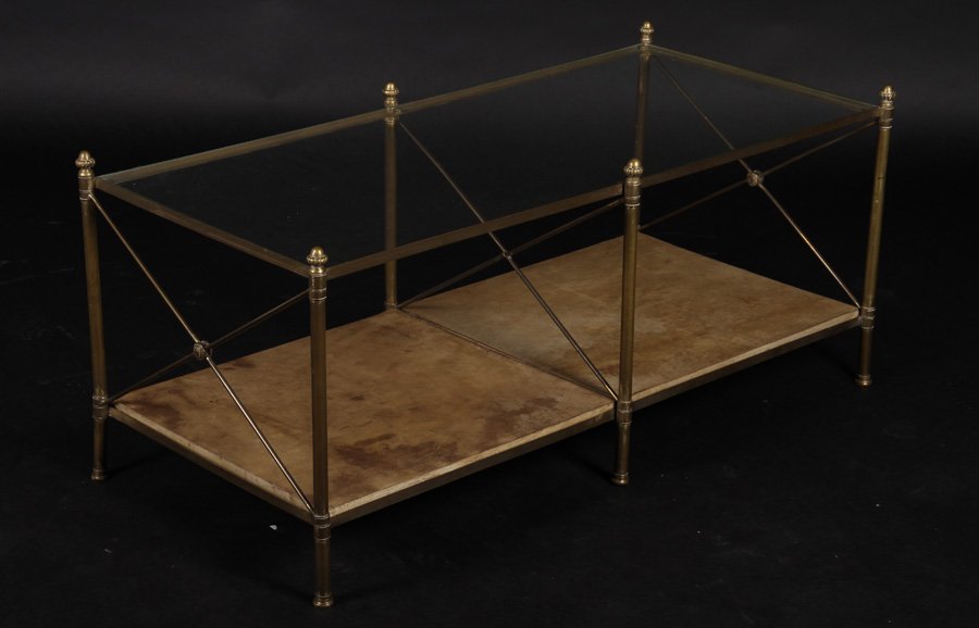 JANSEN DIRECTOIRE STYLE BRONZE COFFEE TABLE C1940 (1 of 5)