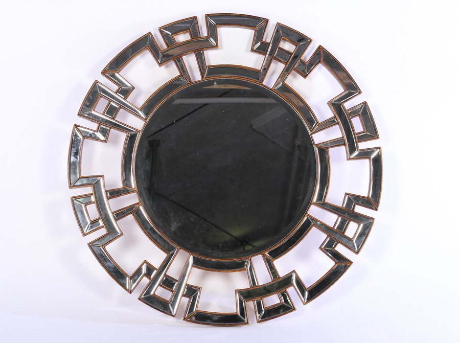 JAMES MONT INSPIRED GILT BEVELED MIRROR (1 of 2)