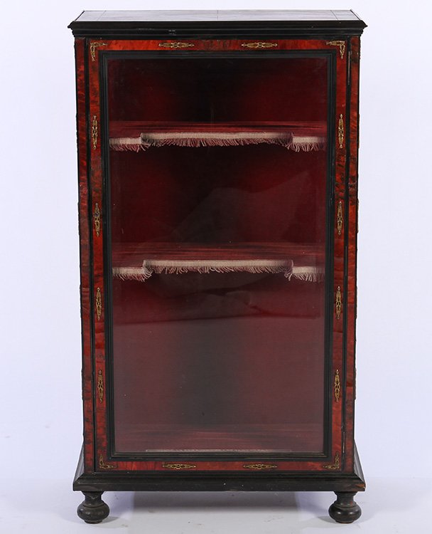 19TH CENT. NAPOLEON III VITRINE GLASS DOOR (1 of 6)