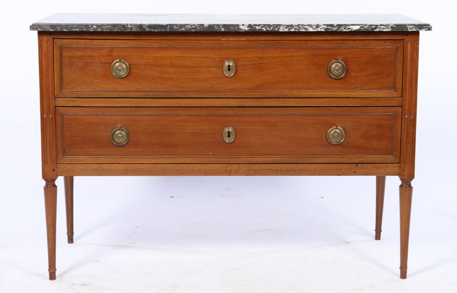 CABINET MADE 2 DRAWER MAHOGANY COMMODE 1900 (1 of 4)