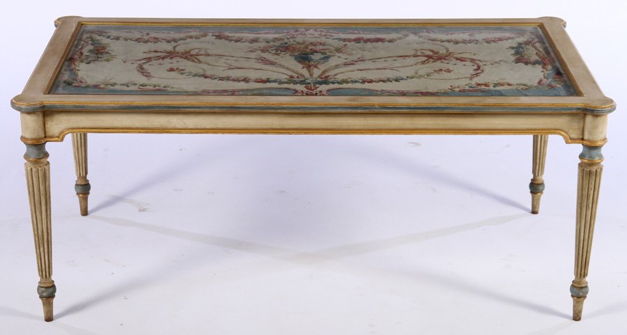 LOUIS XVI GITLWOOD COFFEE TABLE 1940 (1 of 4)