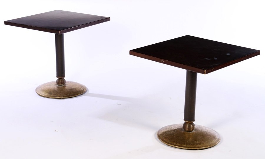 PAIR FRENCH ST. GERMAIN LE PUB TABLES C.1940 (1 of 5)