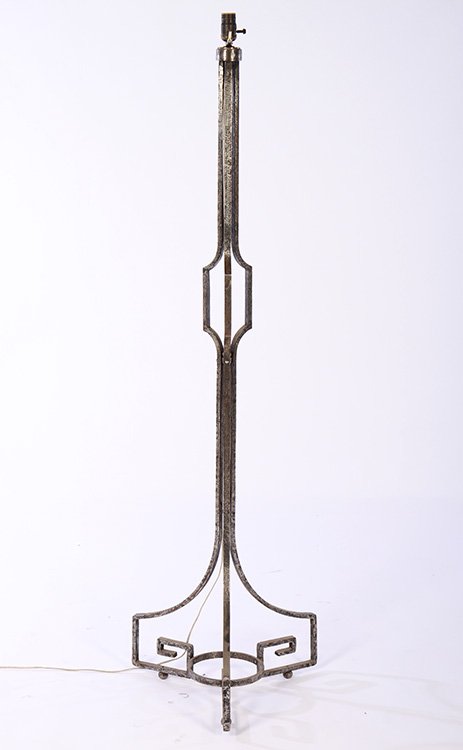 A FRENCH FER FORGE FLOOR LAMP (1 of 4)