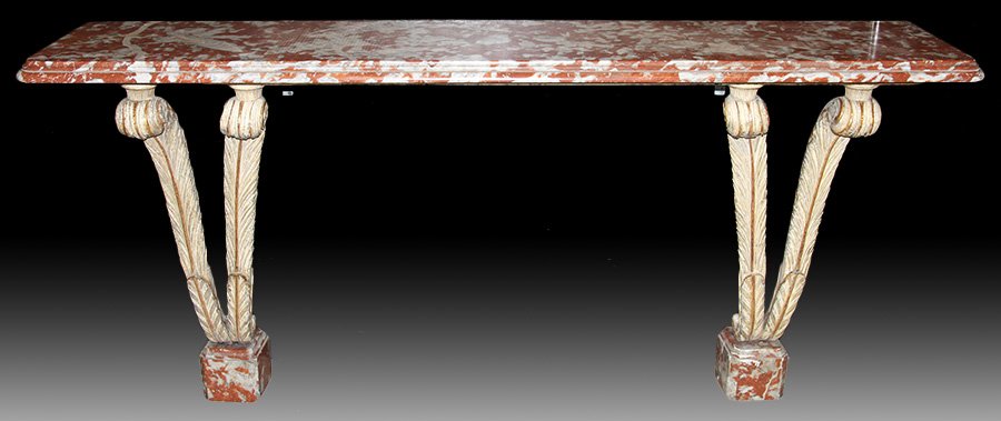 MAISON JANSEN GILTWOOD CARVED CONSOLE TABLE 1940 (1 of 4)