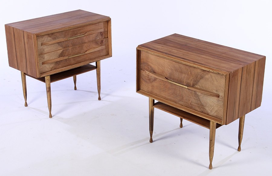 PAIR ROBSJOHN-GIBBINGS STYLE MCM CABINETS 1960 (1 of 7)
