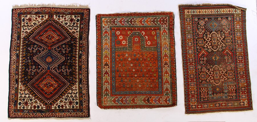 LOT OF 3 PERSIAN AND CAUCASIAN RUGS (1 of 7)