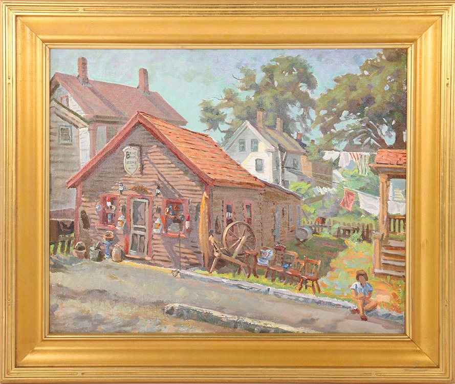 JOSEPH MARGULIES SIGNED OIL ON CANVAS CAPE ANN (1 of 5)