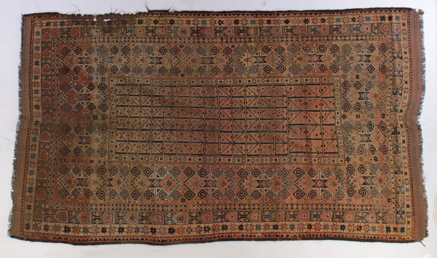 ERSARI TURKOMAN RUG CIRCA 1875 6'1" X 10'4" (1 of 5)