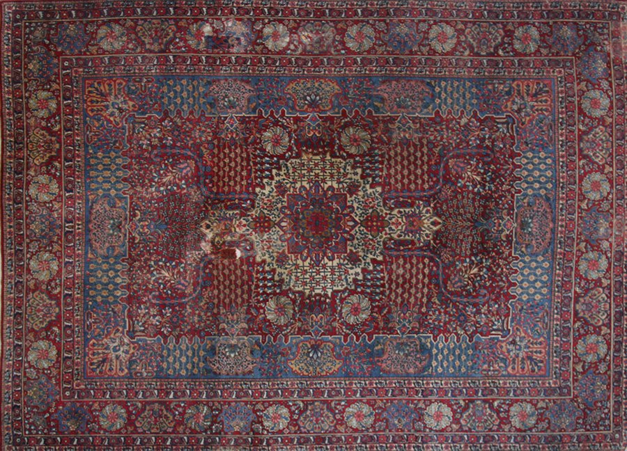 KERMAN CARPET CIRCA 1930 9'8" X 13' (1 of 5)